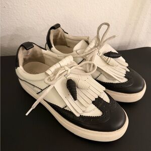 Nanushka Leather Kiltie Sneakers EU 38.5